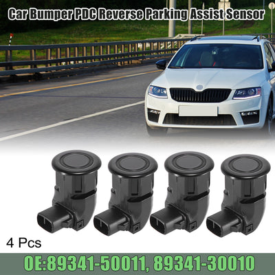 Harfington 4pcs 89341-30010-C0 Car Bumper PDC Backup Parking Reverse Assist Sensor for Lexus ISF IS250 IS350 GS350