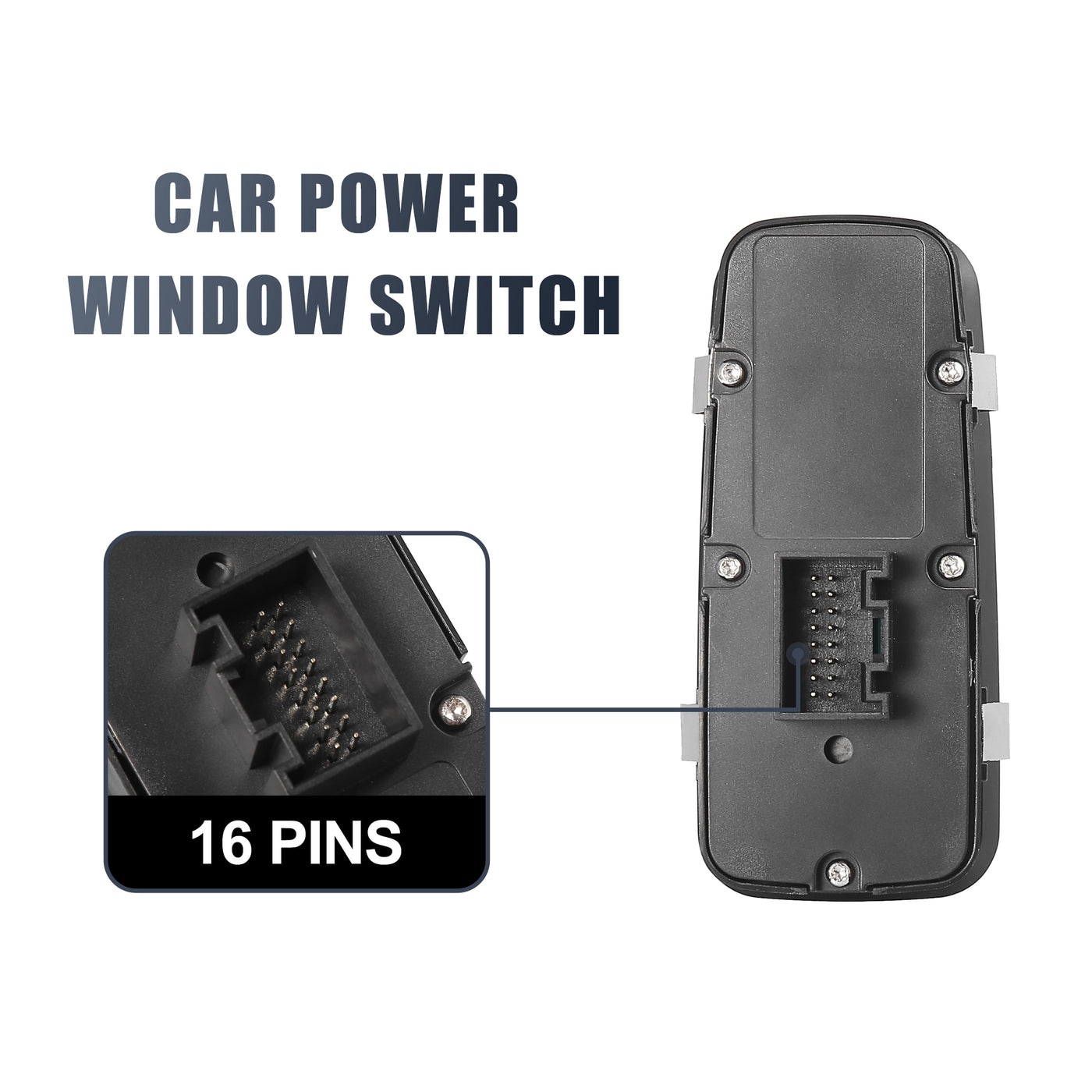 X AUTOHAUX Master Driver Side Power Window Switch 99161315502DML Replacement for Porsche Cayman 2014 2015 2016 for Boxster 2013 2014 2015 2016