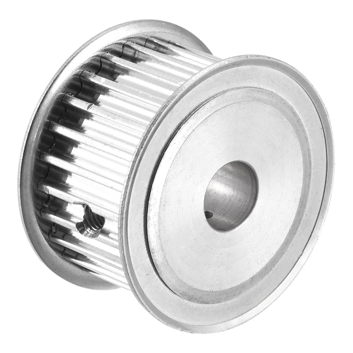 Harfington 5M 25Teeth Timing Pulley Synchronous Wheel Belt Drive without Step 25mm Height 5mm Pitch 10mm Bore for Belt, 3D Printer, CNC