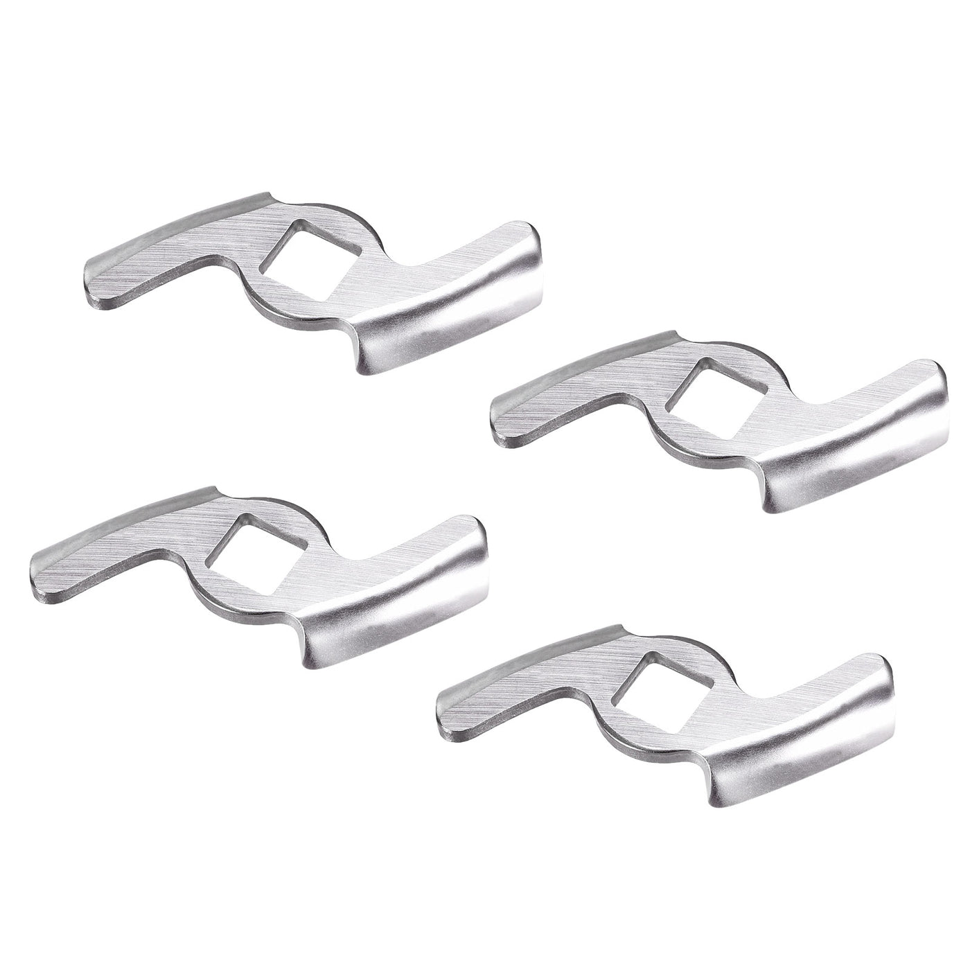 Harfington Meat Grinder Blade 49mm Stainless Steel Knife Cutter Replacement for Grinders Pack of 4