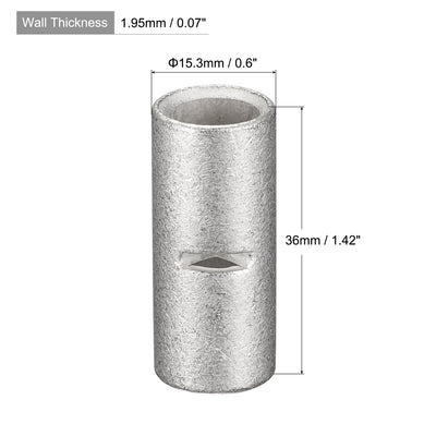 Harfington Non-Insulated Butt Crimp Terminals 1/0 AWG, Pack of 2