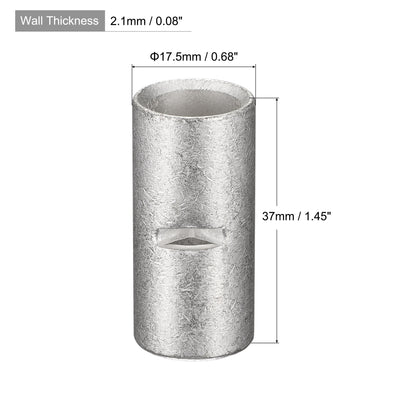 Harfington Non-Insulated Butt Crimp Terminals 1/0 AWG, Pack of 2