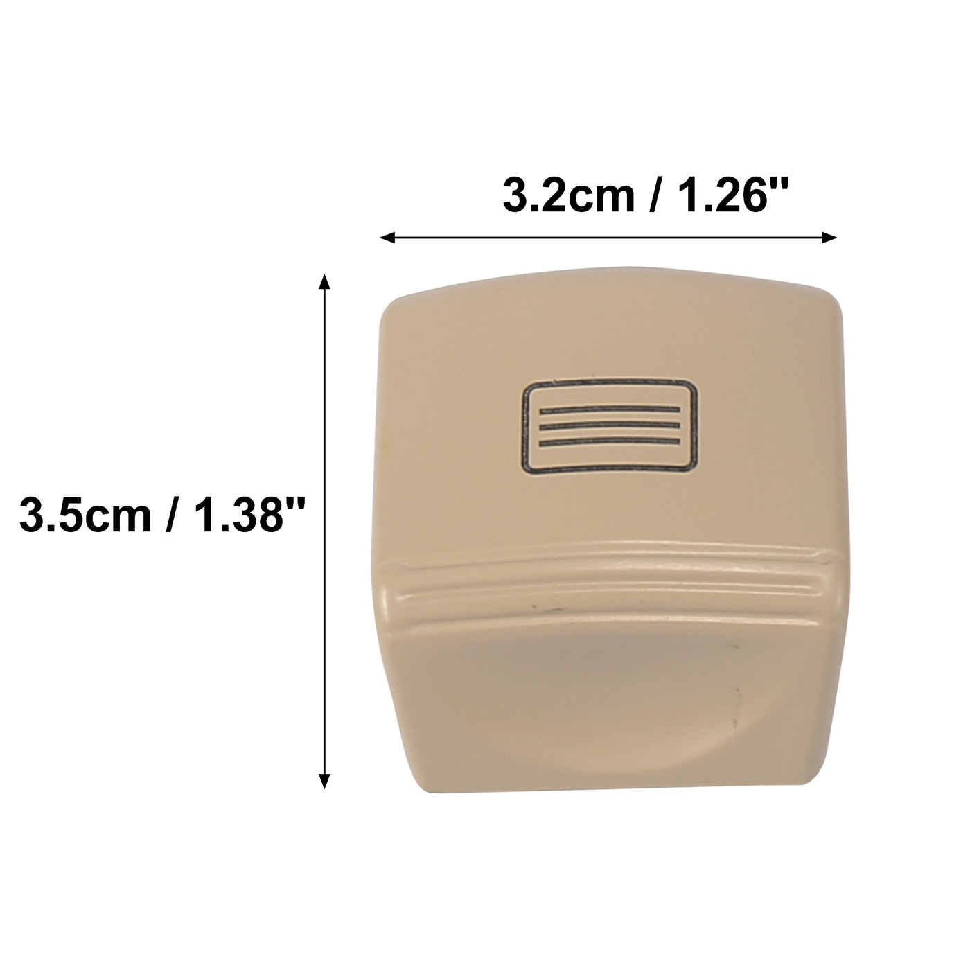 X AUTOHAUX Car Sunroof Window Switch Button Cover Sunroof Switch Cover Beige for Mercedes-Benz C-Class W204 E-Class W212 C207 CLS-Class W218 C218 Replace