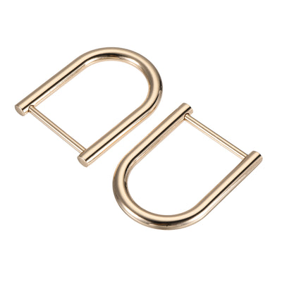 Harfington Uxcell U-Shape Horseshoe D-Rings, Zinc Alloy Buckles