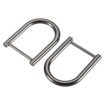 Harfington Uxcell U-Shape Horseshoe D-Rings, Zinc Alloy Buckles