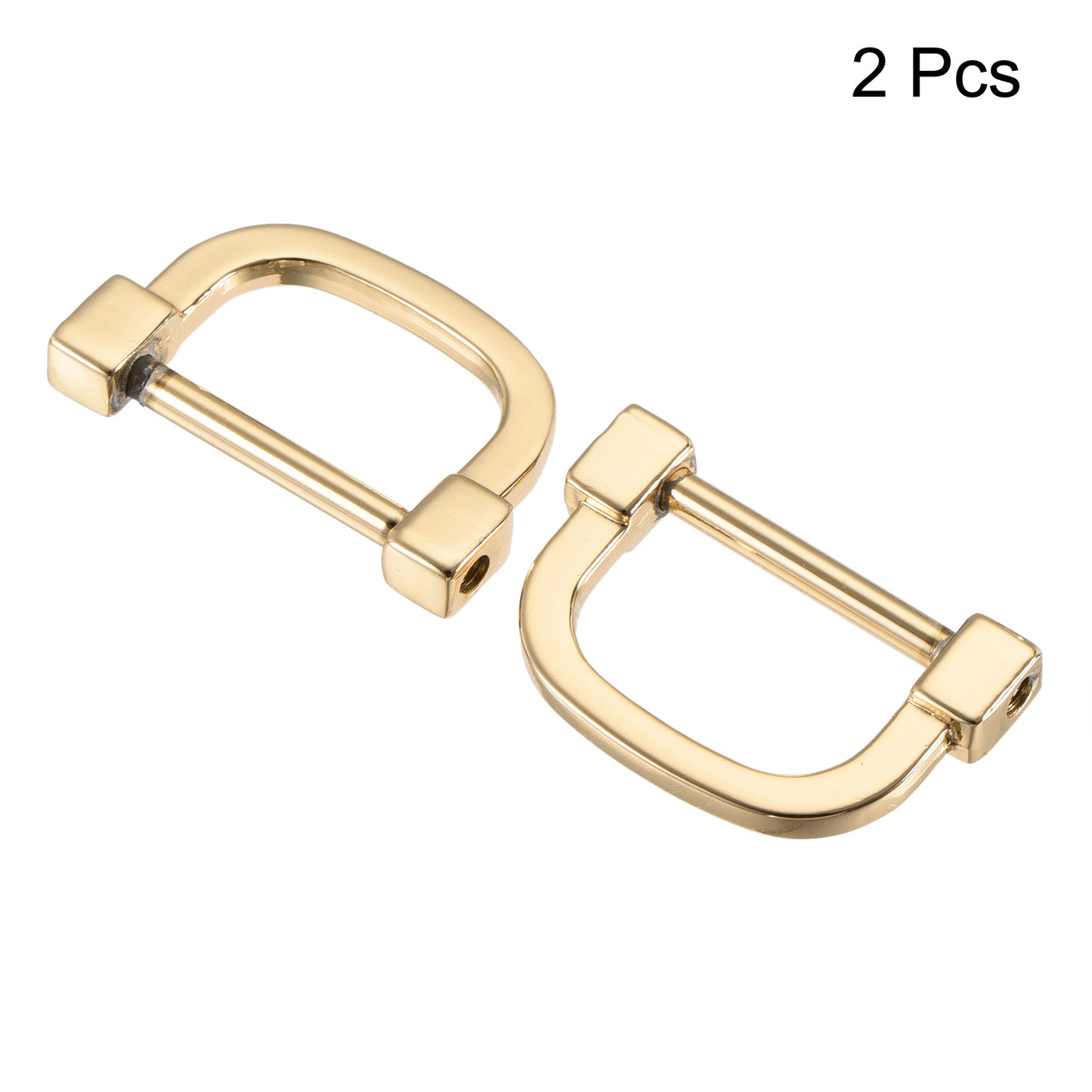 uxcell Uxcell U Shape Horseshoe D-Ring, Screw-in Buckles