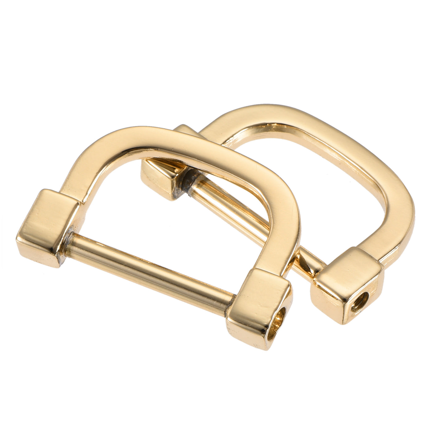 uxcell Uxcell U Shape Horseshoe D-Ring, Screw-in Buckles