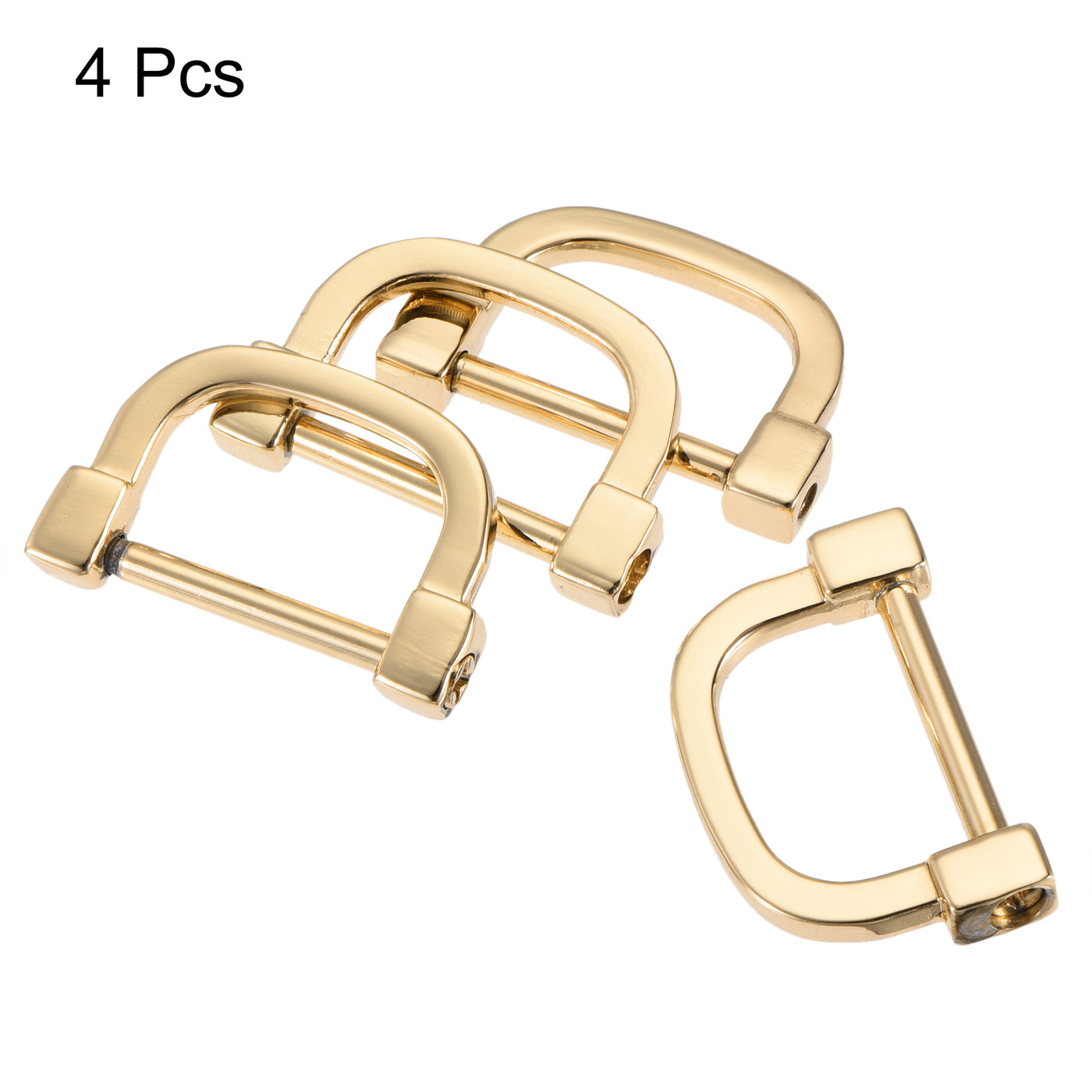 uxcell Uxcell U-Shaped Horseshoe D Ring Screw-in Buckles