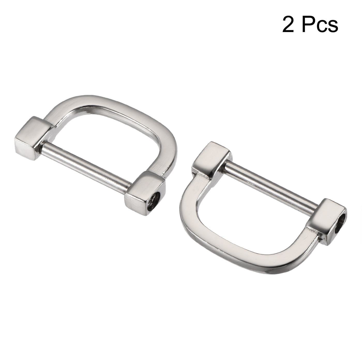 uxcell Uxcell U Shape Horseshoe D-Ring, Screw-in Buckles