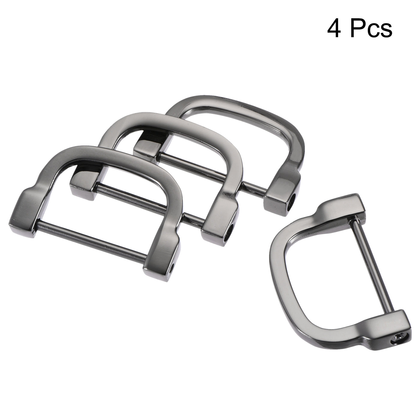 uxcell Uxcell U-Shaped Horseshoe D Ring Screw-in Buckles