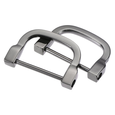 Harfington Uxcell U-Shaped Horseshoe D Ring Screw-in Buckles