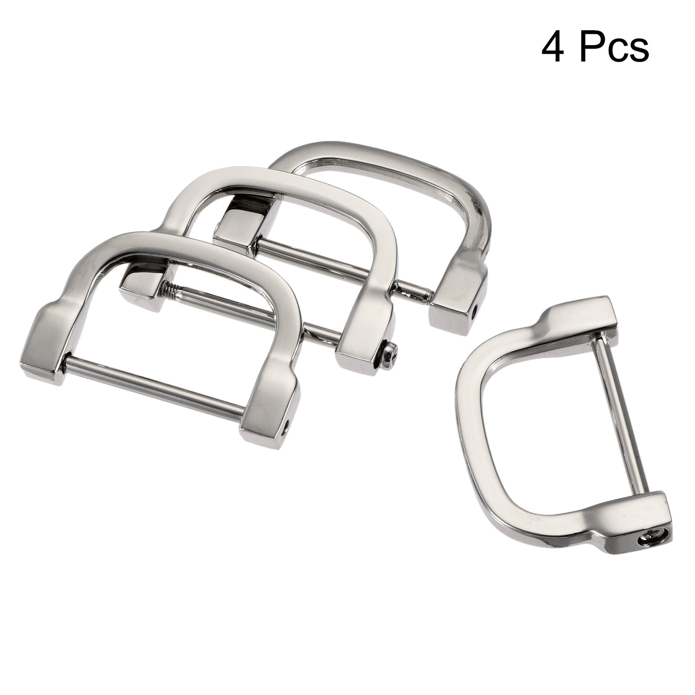 uxcell Uxcell U-Shaped Horseshoe D Ring Screw-in Buckles