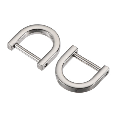 Harfington Uxcell U-Shape Horseshoe D Rings Zinc Alloy Buckle