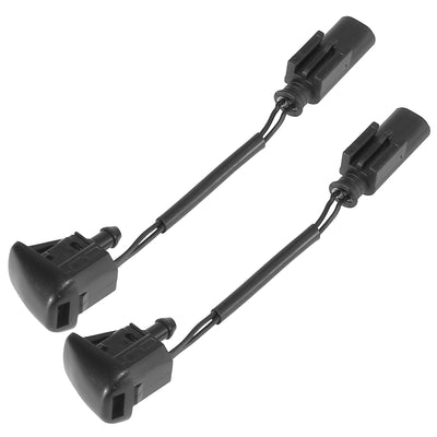 Harfington 2pcs Windshield Washer Nozzles Spray Jet Replacement Left Right for BMW 6 Series 2004-2010 61667054445