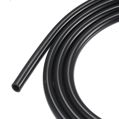 Harfington Silicone Tubing Hose 9mm ID 12mm OD 8ft Black for Water Hose Air Tube