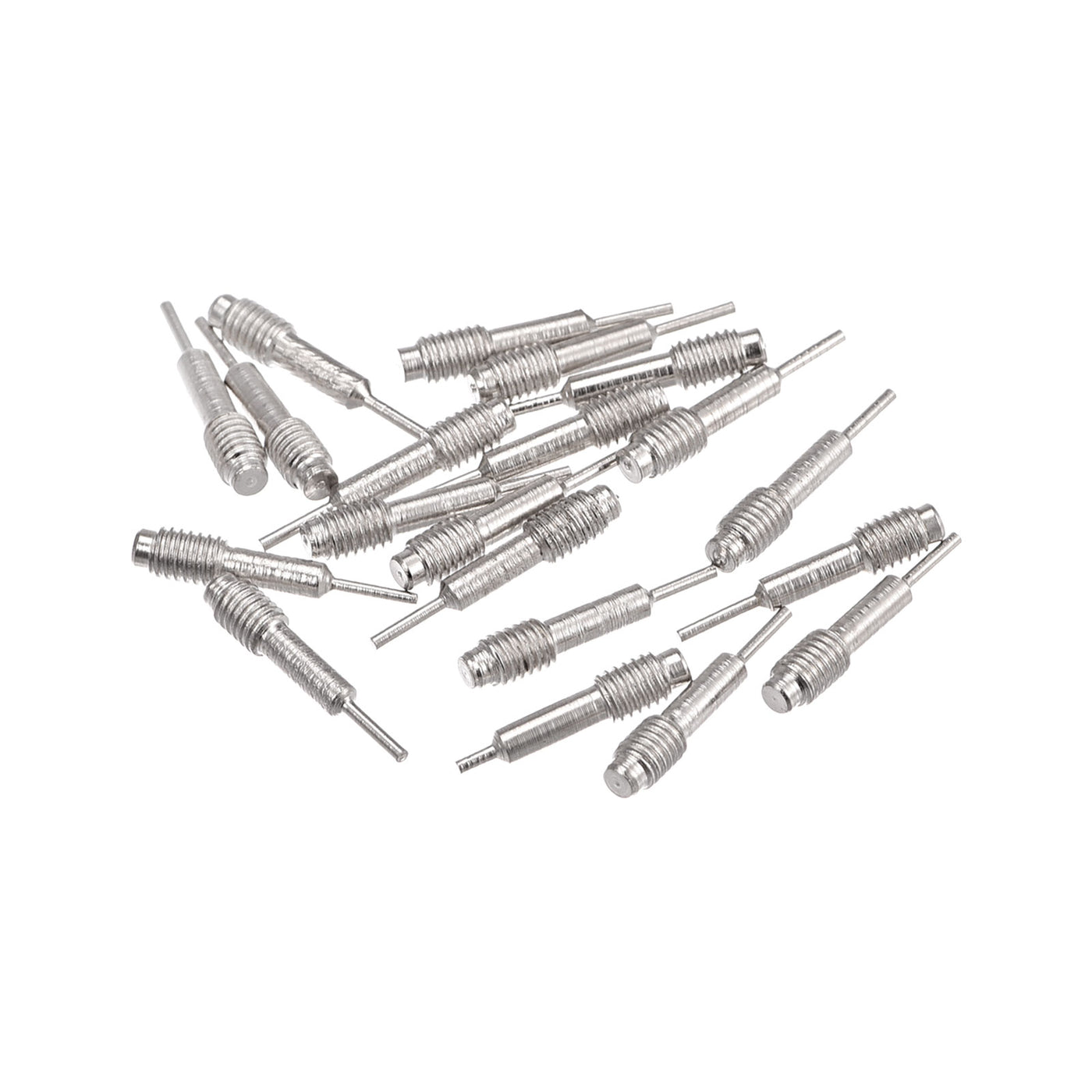 uxcell Uxcell 20pcs Replace Pins for Watch Band Pin Punch Tool 0.8mm Dia Metal Link Pin Remover Punch Pins M3x0.5 Threads