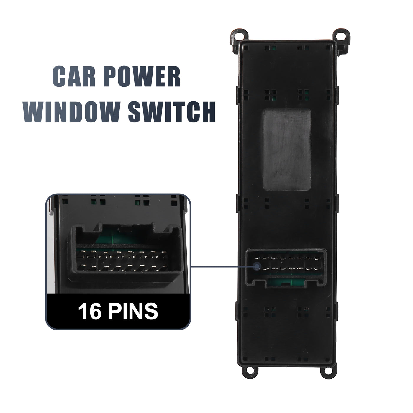 X AUTOHAUX Master Driver Side Power Window Switch No.93570-1W155 for Kia Rio 2012-2015 Fit for Auto