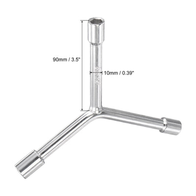 Harfington Uxcell Y Type 3 Way Hex Socket Wrench, Repair Spanner Tool