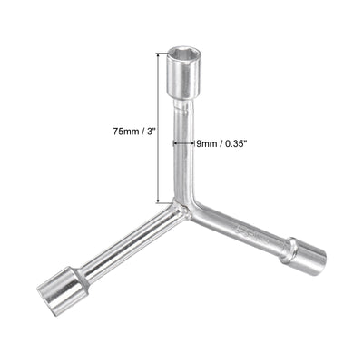 Harfington Uxcell Y Type 3 Way Hex Socket Wrench, Repair Spanner Tool