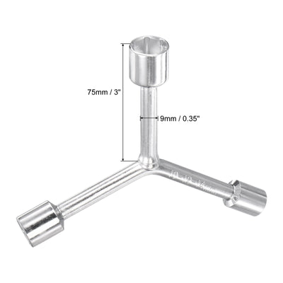 Harfington Uxcell Y Type 3 Way Hex Socket Wrench, Repair Spanner Tool