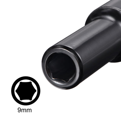 Harfington Uxcell Deep Impact Socket, CR-V, 6-Point Metric Sizes