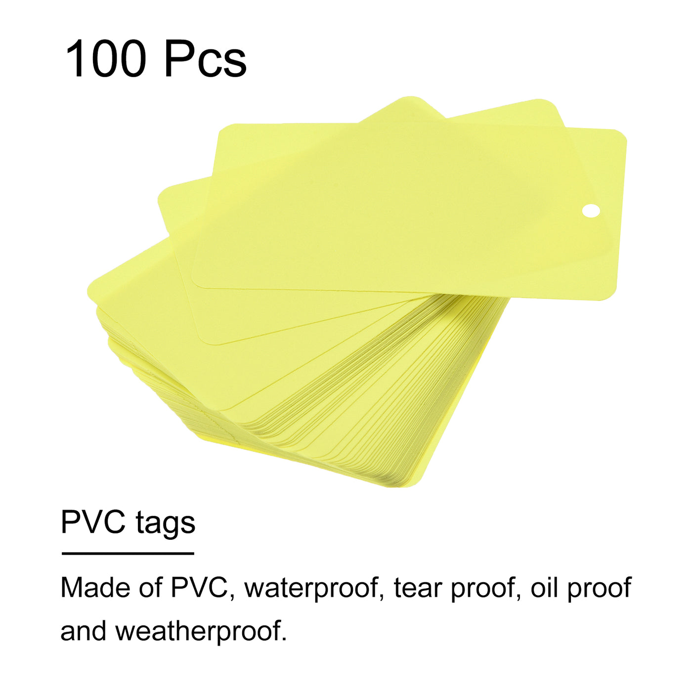 Harfington Waterproof Wires Plastic Shipping Tags Pcs