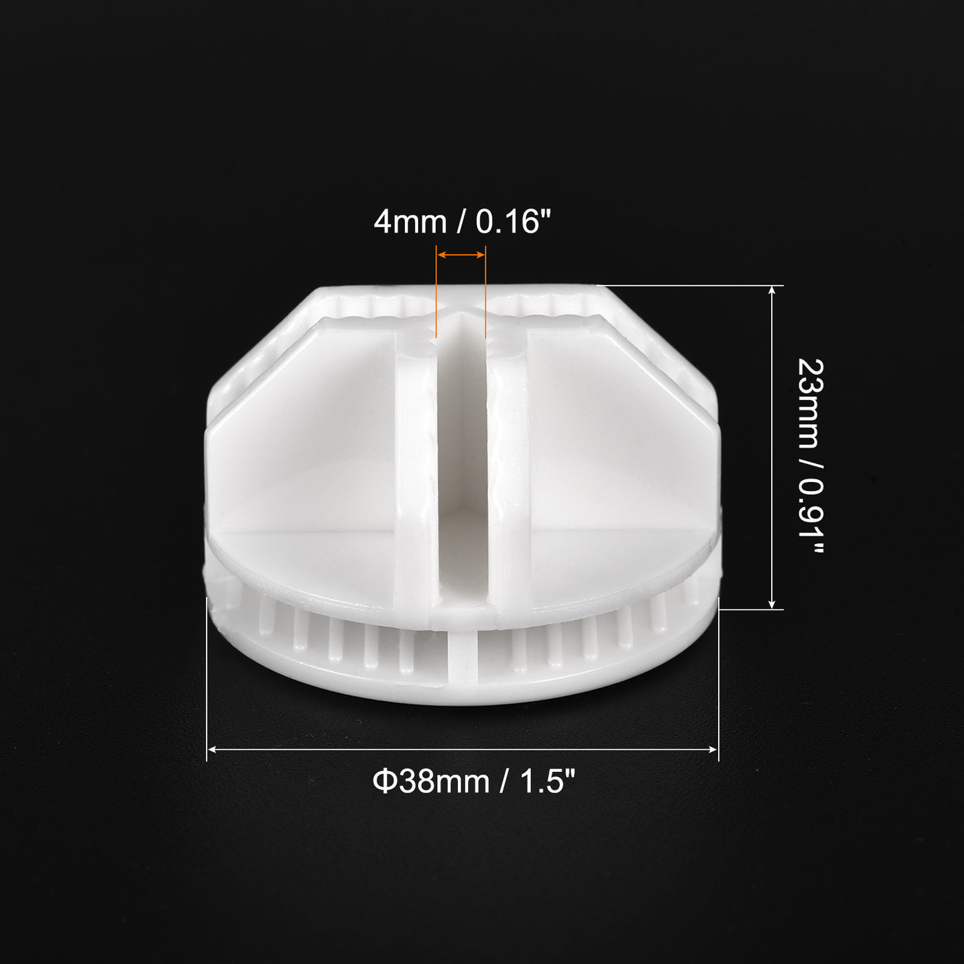 uxcell Uxcell Plastic Wire Cube Connectors, 38x23mm Grid Buckle Clip for Storage Shelving Cabinet Organizer, White, 32Pcs