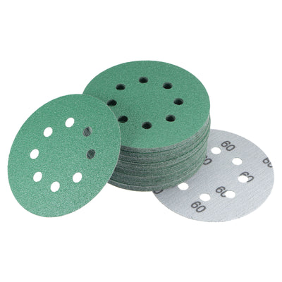 Harfington Uxcell Green Film Sanding Disc Hook & Loop Backed Sandpapers