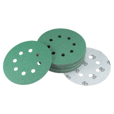 Harfington Uxcell Green Film Sanding Disc Hook & Loop Backed Sandpaper