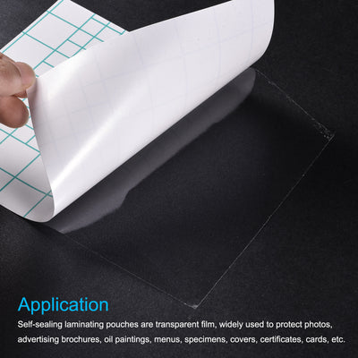 Harfington Self-Sealing Laminating Sheets A3 Lamination Film Clear, 423x300x0.26mm, 10pcs