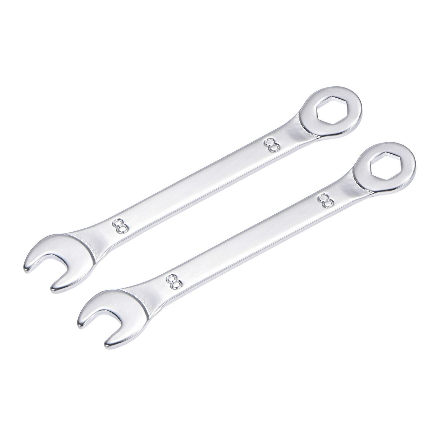 uxcell Uxcell Thin 6-Point Combination Wrench, Metric High Carbon Steel