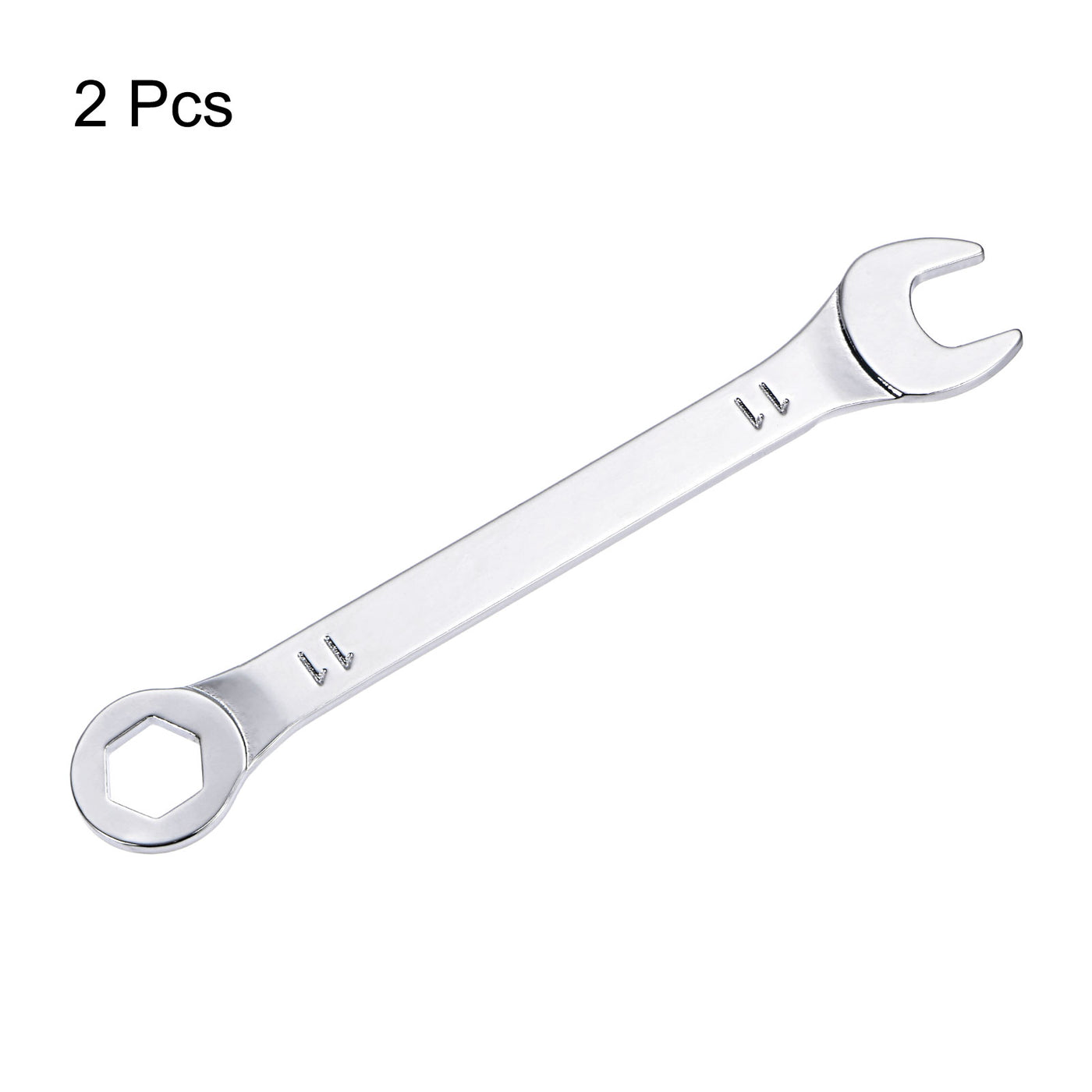 uxcell Uxcell Thin 6-Point Combination Wrench, Metric High Carbon Steel