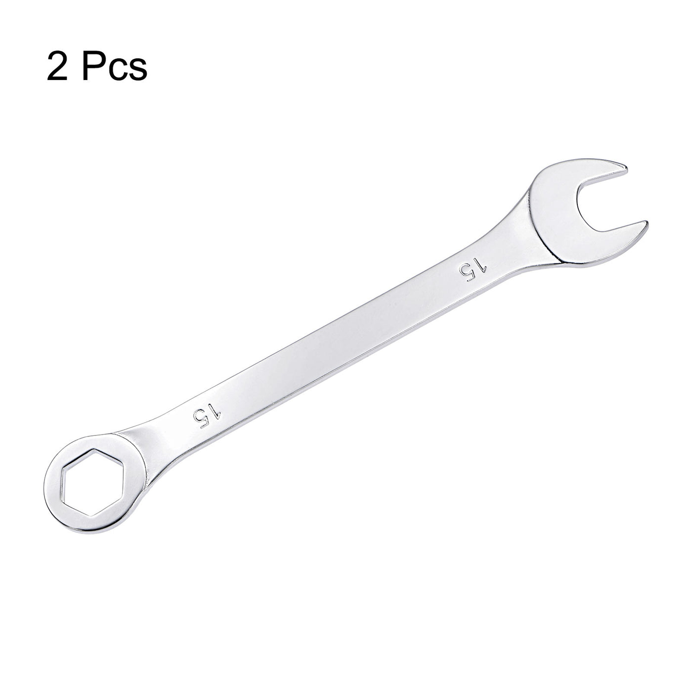 uxcell Uxcell Thin 6-Point Combination Wrench, Metric High Carbon Steel