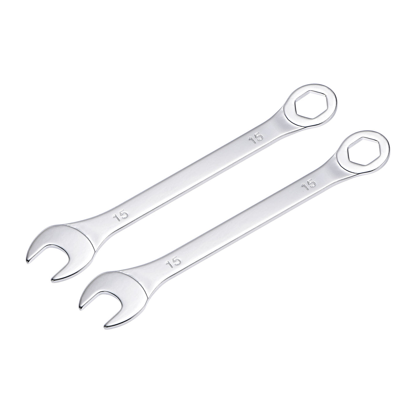 uxcell Uxcell Thin 6-Point Combination Wrench, Metric High Carbon Steel