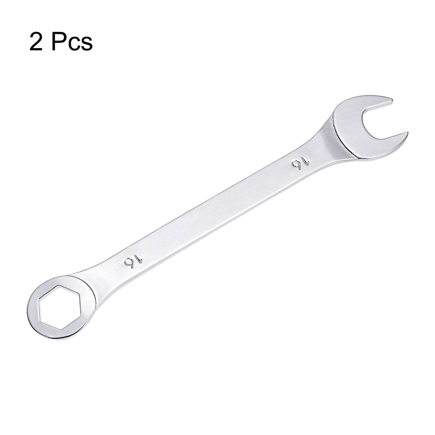 uxcell Uxcell Thin 6-Point Combination Wrench, Metric High Carbon Steel