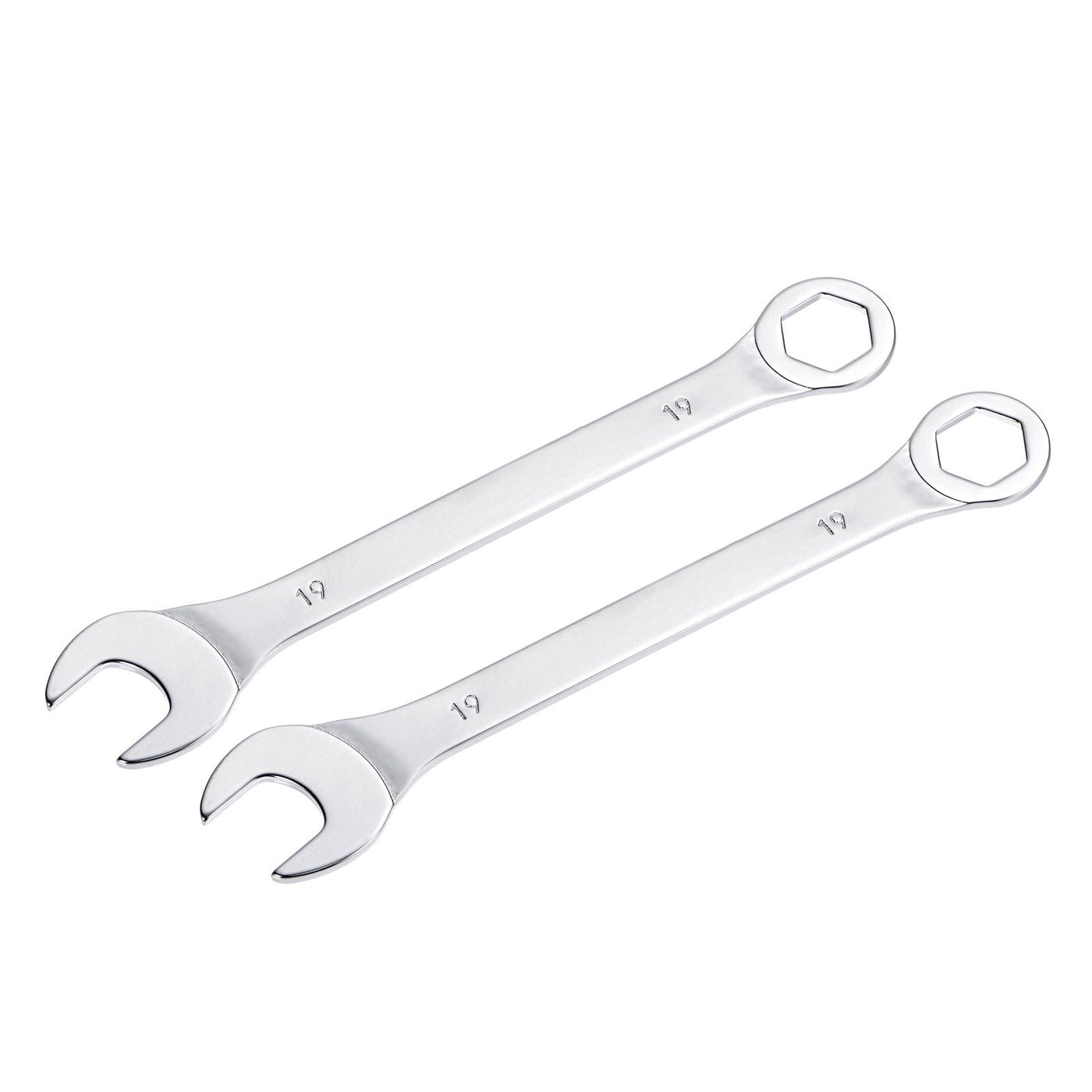 uxcell Uxcell Thin 6-Point Combination Wrench, Metric High Carbon Steel