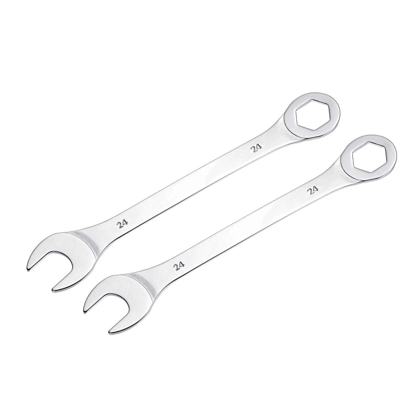 uxcell Uxcell Thin 6-Point Combination Wrench, Metric High Carbon Steel