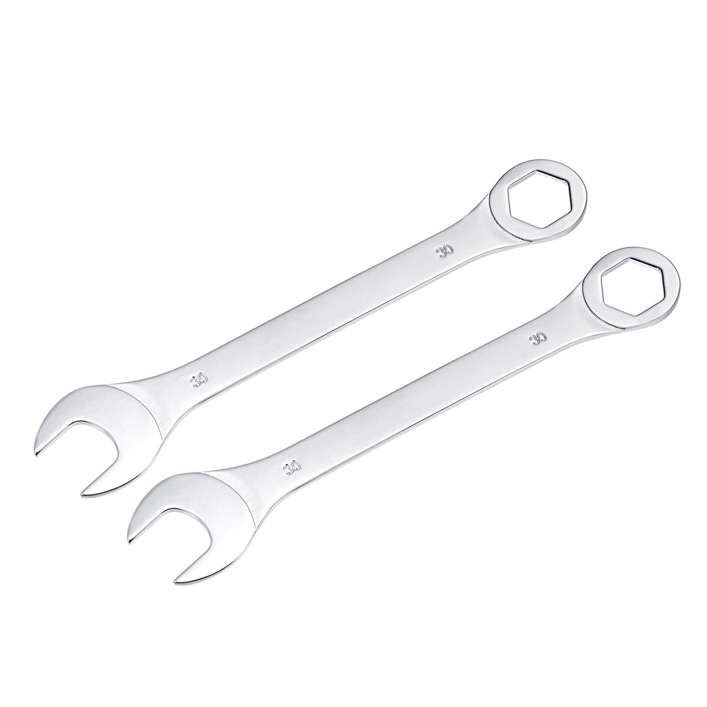 uxcell Uxcell Thin 6-Point Combination Wrench, Metric High Carbon Steel