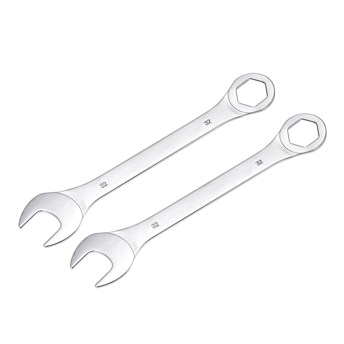 uxcell Uxcell Thin 6-Point Combination Wrench, Metric High Carbon Steel