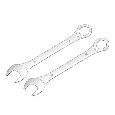 Harfington Uxcell Thin 6-Point Combination Wrench, Metric High Carbon Steel