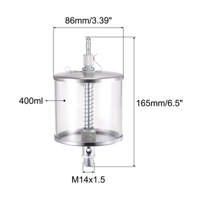 Harfington Needle Valve Type Oil Cup Sight Gravity Drip Feed Oiler