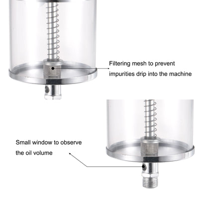 Harfington Needle Valve Type Oil Cup Gravity Drip Feed Oiler