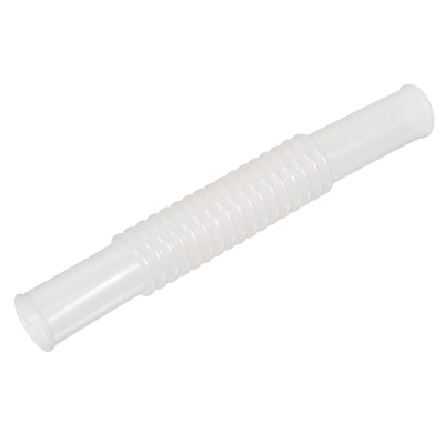 Harfington Washing Machine Drain Hose, 28mm Inner Dia 250mm Length Corrugated Pipe White