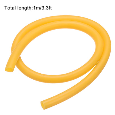 Harfington Natural Latex Rubber Tubing 12mm ID 17mm OD 3.3ft for Sports Exercise Fitness