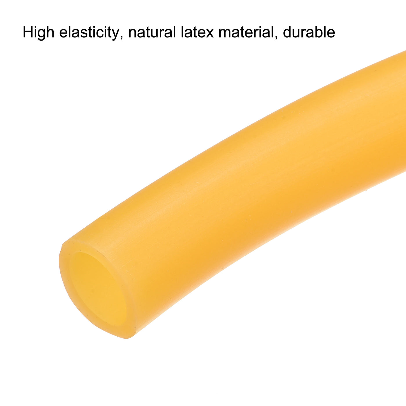 Harfington Natural Latex Rubber Tubing 12mm ID 17mm OD 3.3ft for Sports Exercise Fitness