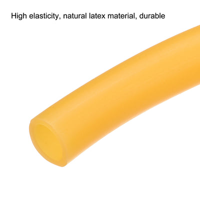 Harfington Natural Latex Rubber Tubing 12mm ID 17mm OD 3.3ft for Sports Exercise Fitness