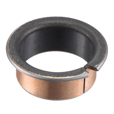 Harfington Uxcell Flanged Sleeve Bearings Wrapped Oilless Bushings