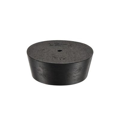 Harfington Rubber Tapered Plug with Hole Test Tubes Bungs Stopper for Lab Home