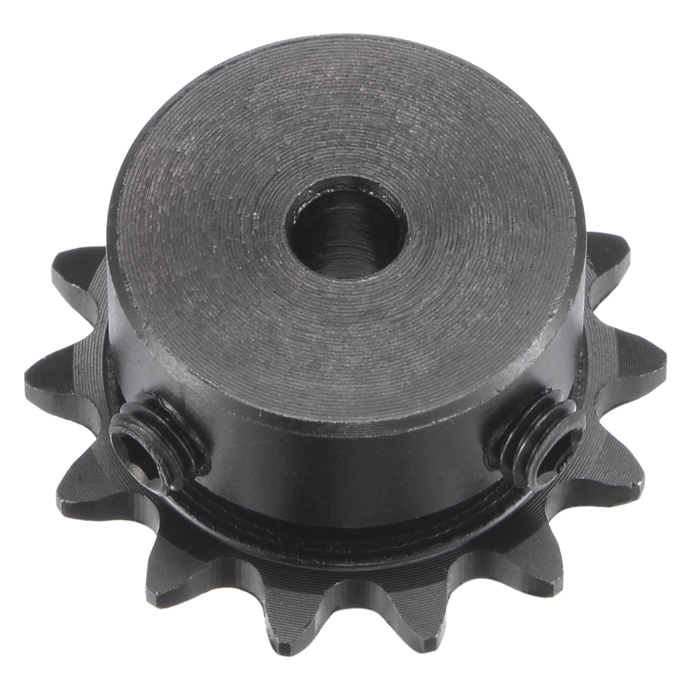 uxcell Uxcell 14 Teeth Sprocket 1/4" Pitch, 5mm Bore Carbon Steel with Set Screws