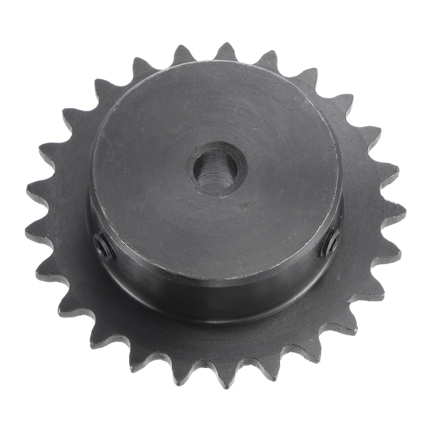 uxcell Uxcell 25 Teeth Sprocket 1/4" Pitch, 6mm Bore Carbon Steel with Set Screws